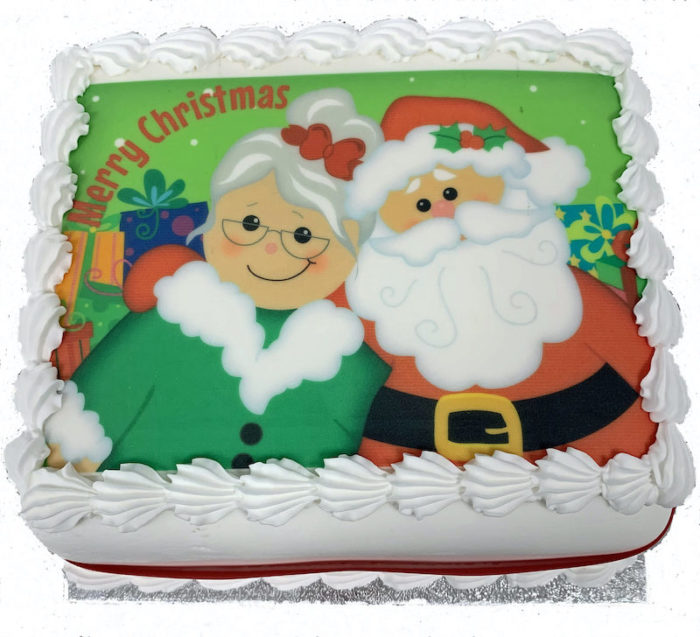 santa cake for blog post